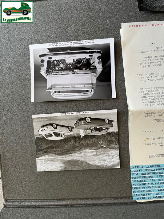 Ancien Documentation Automobile Communiqué Presse Rootes Motors Hillman Photo