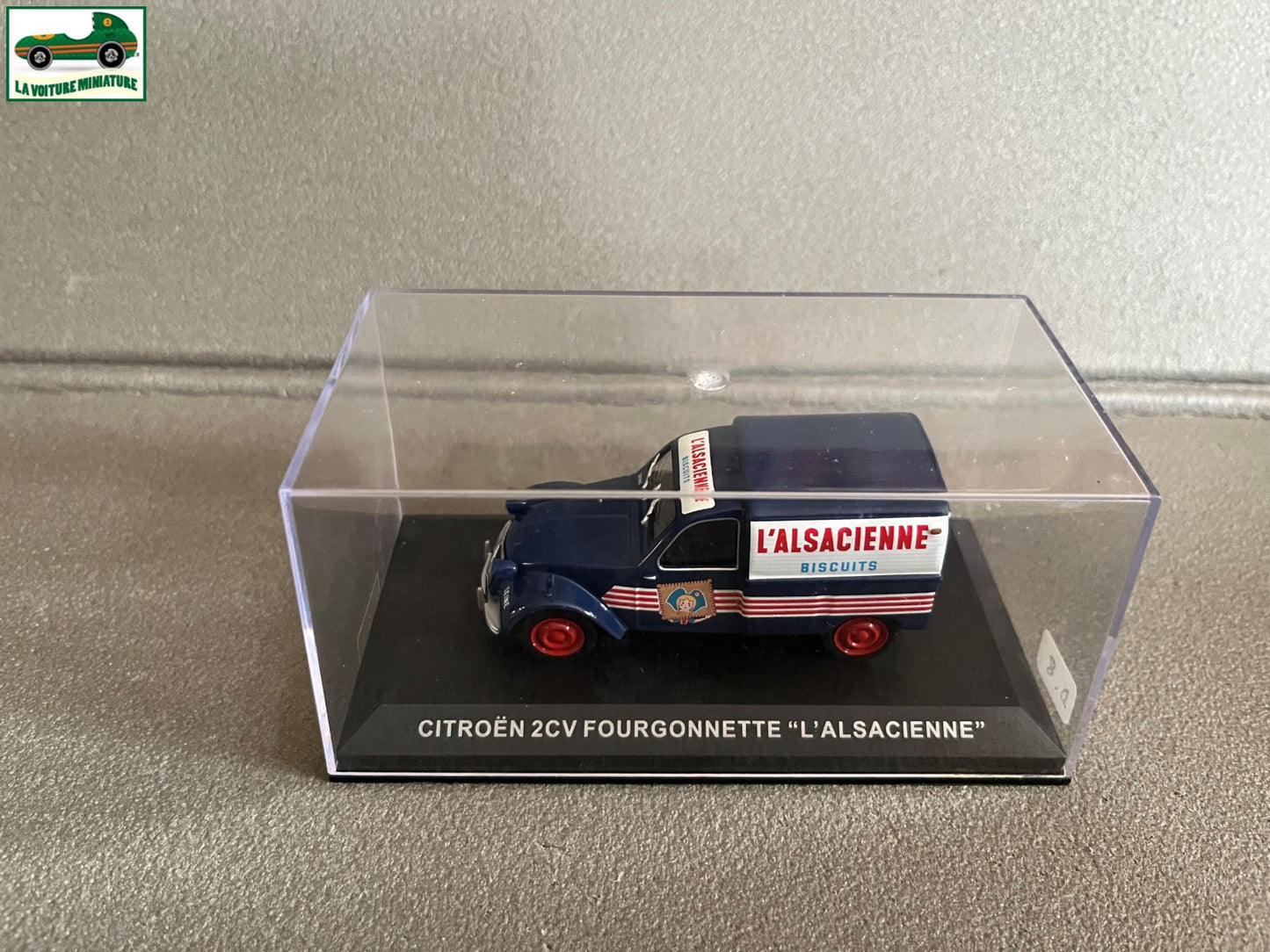 Voiture Miniature Publicitaire Citroen 2CV L'alsacienne Biscuits au 1/43