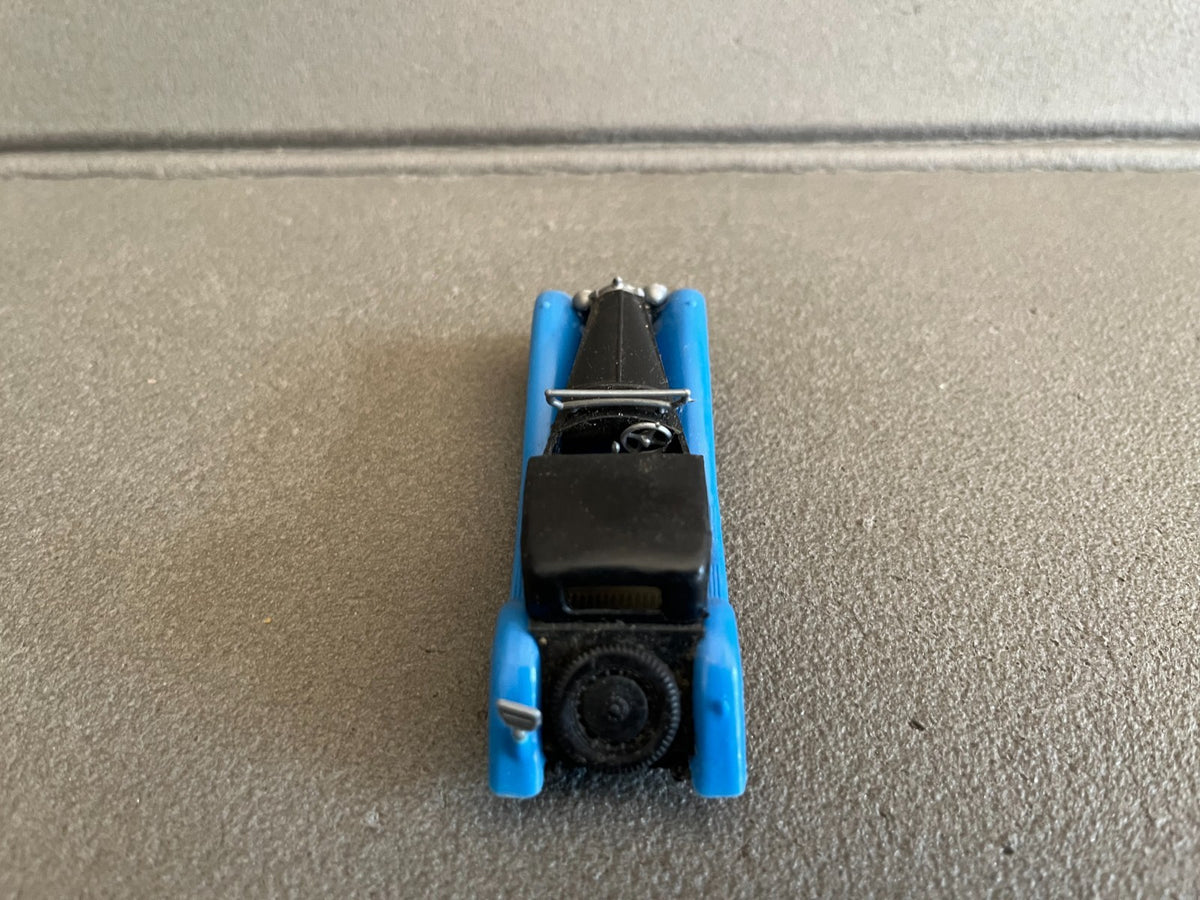 Voiture Miniature Ancien Plastique Bugatti 1930 Huilor