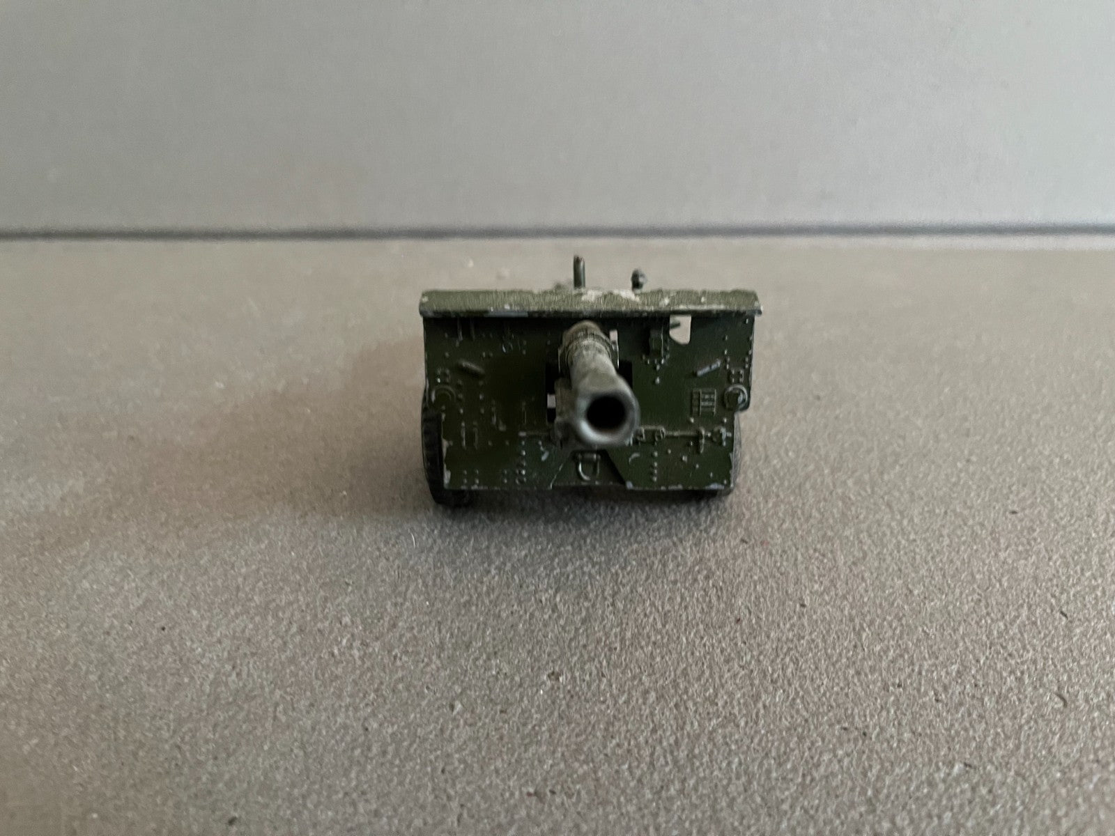 Ancienne Miniature Militaire Canon Crescent Toys England Epave