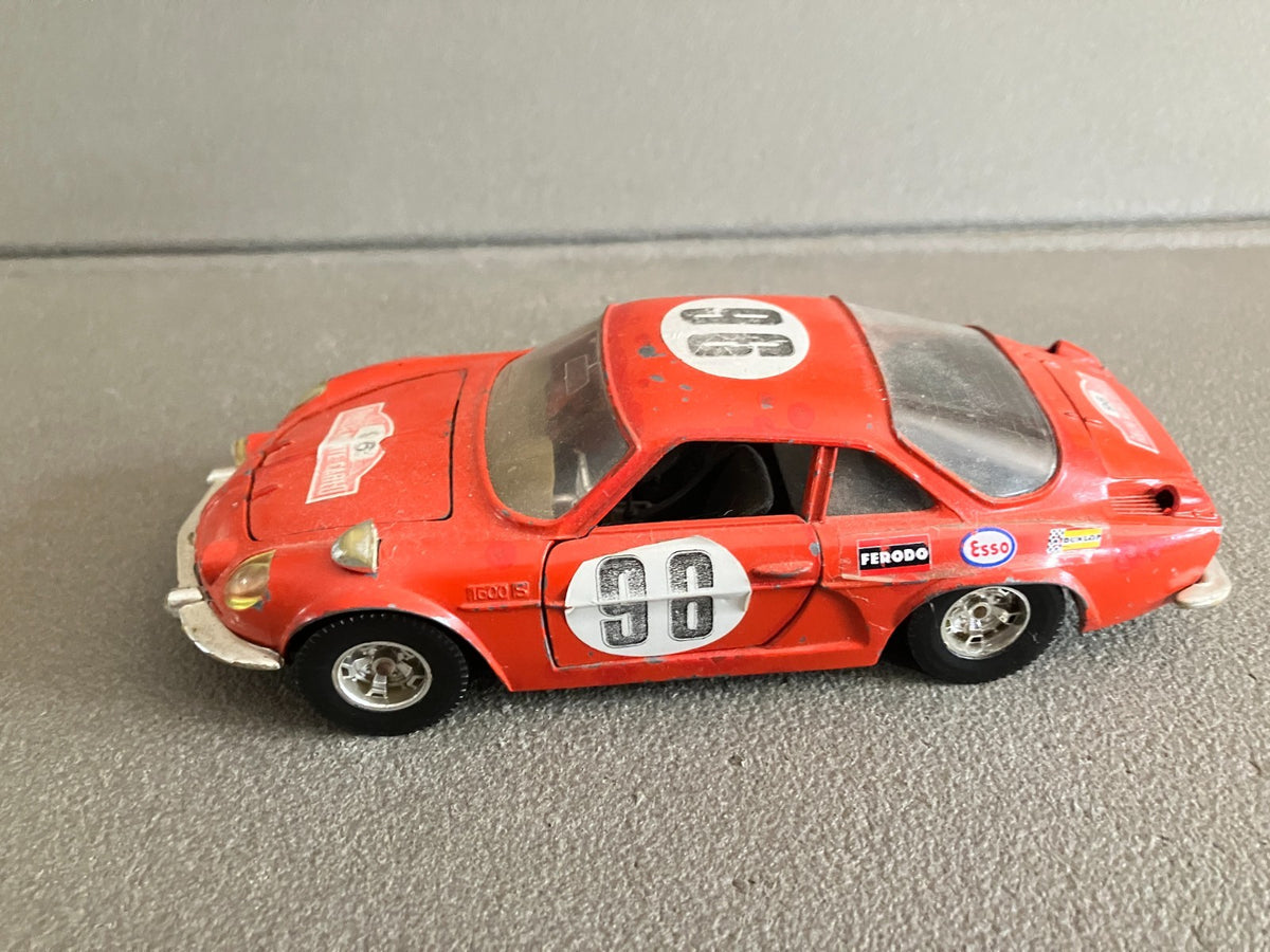 Jouet Ancien Voiture Miniature Renault Alpine A110 Martoys Italy  au 1/24