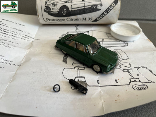 Voiture Miniature Kit Métal Ancien Prototype Citroen M35 Quiralu au 1/43