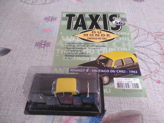 Voiture Miniature Renault 8 Santiago du Chili 1965 Taxi du Monde au 1/43