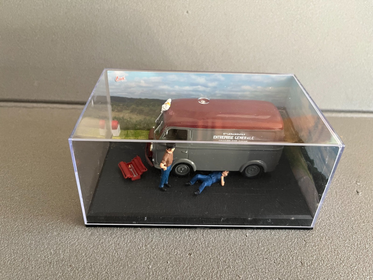 Voiture Miniature Peugeot D3A Etape 48 La Route Bleue RN7 1/43