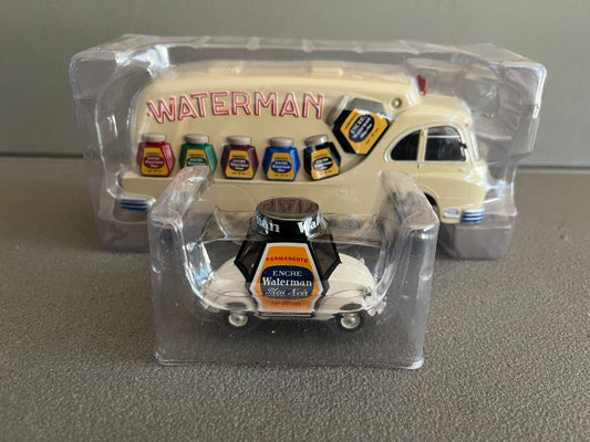 Miniature Camion Ford Cargo + Voiture Rovin Waterman Hachette Tour France 1/43