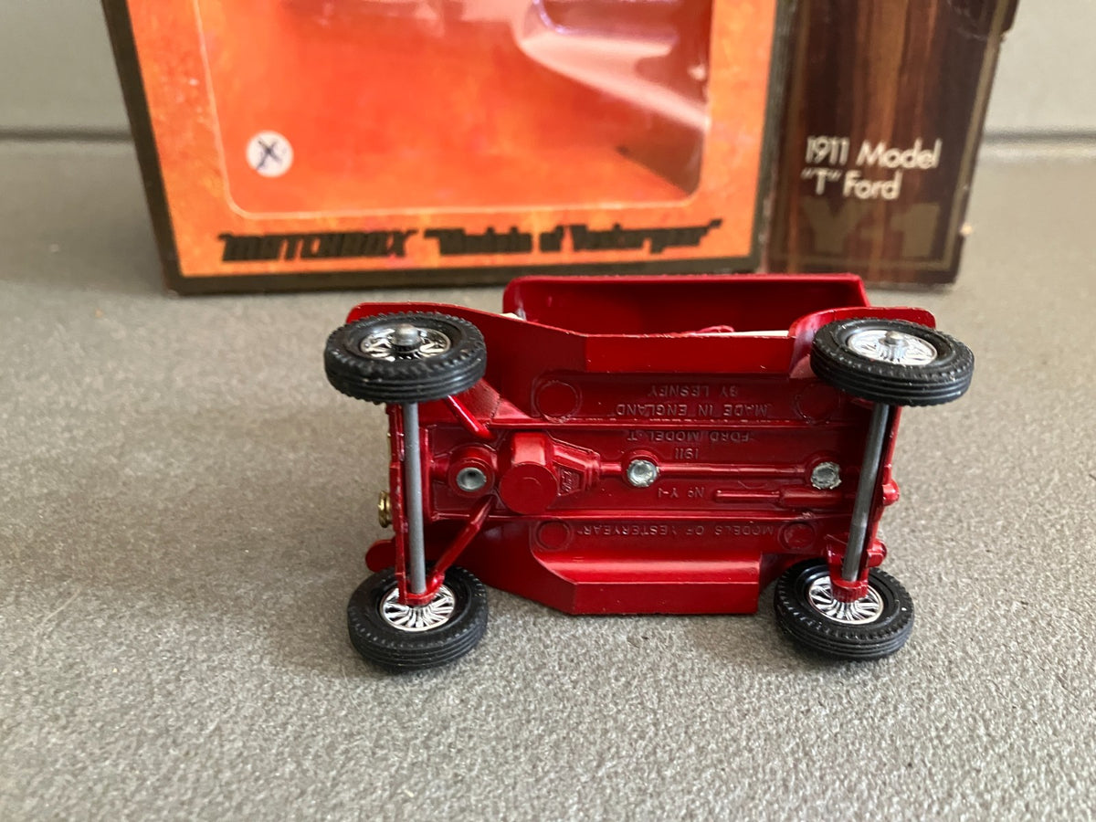Ancienne Voiture Miniature 1911 Model T Ford Matchbox 1/42