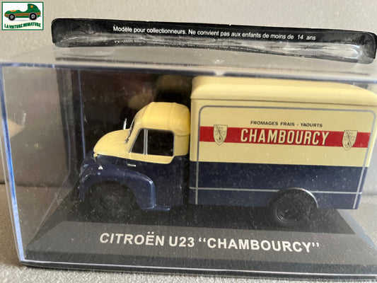Voiture Miniature Camion Publicitaire Citroen U23 Chambourcy au 1/43