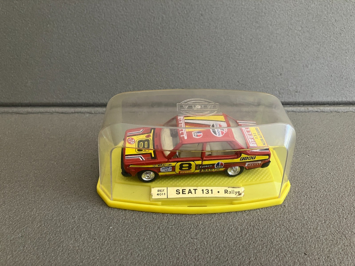 Ancienne Voiture Miniature Seat 131 Rallye Mira 4011 au 1/43 Fiat Abarth
