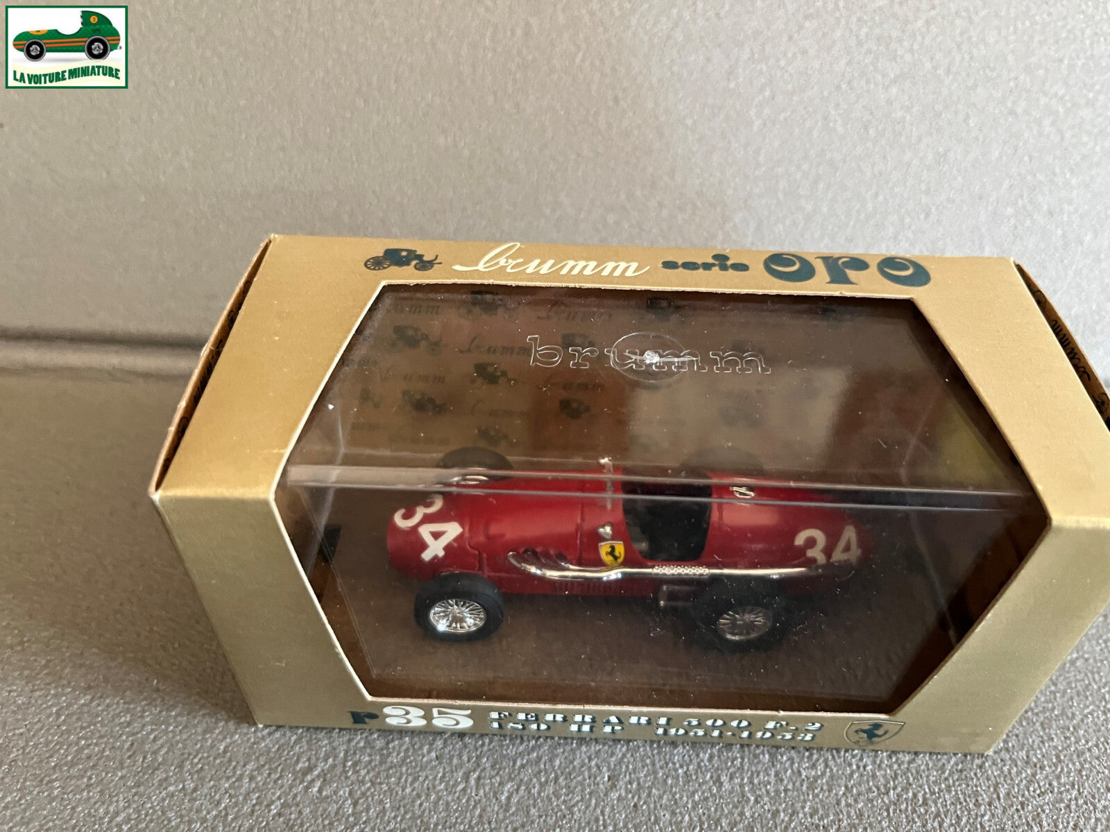 Voiture Miniature Ferrari 500 F2 Brumm au 1/43