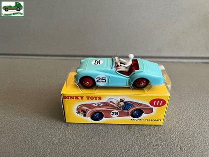 Voiture miniature Triumph TR2 Sports Deagostini Dinky Toys Atlas au 1/43