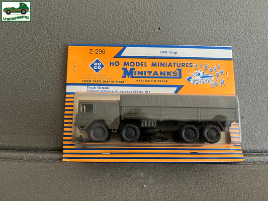 Miniature Engin Militaire Camion Blindé Z-296 LKW 10 tgl Roco Minitanks  1/87 HO