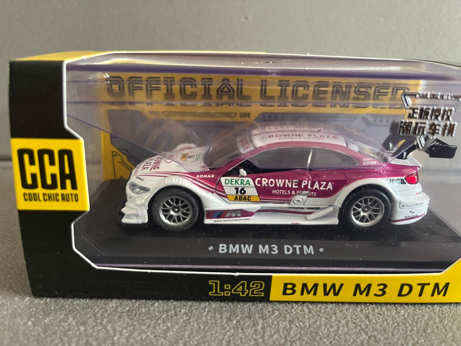 Voiture Miniature BMW M3 DTM CCA Cool Chic Auto 1/42 non 1/43