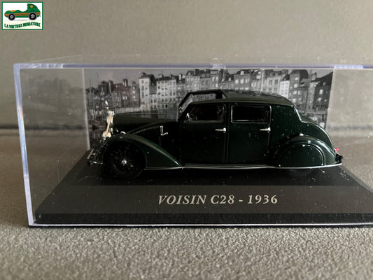 Voiture Miniature Voisin C28 1936 au 1/43 Ixo Altaya