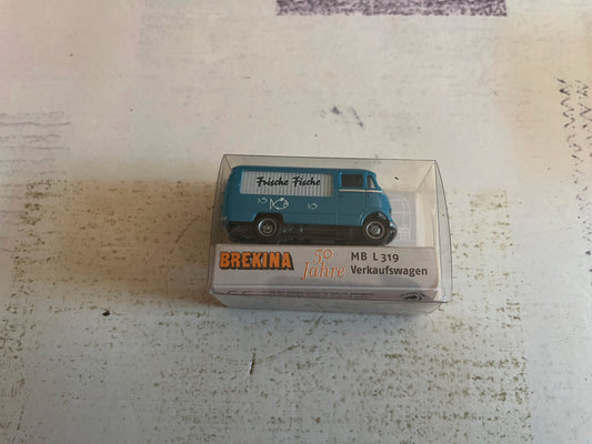 Voiture Miniature Camion Mercedes L 319 Verkaufswagen Brekina 1/87 HO