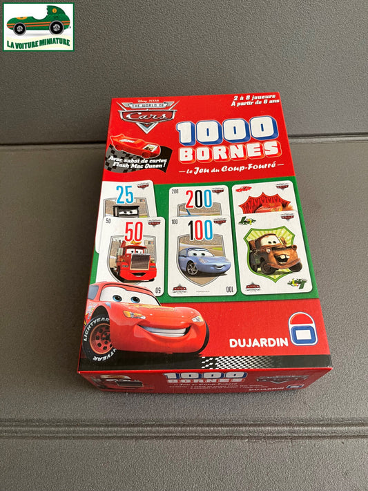 Jeu Société Voiture Miniature Cars Disney Pixar 1000 Bornes Dujardin