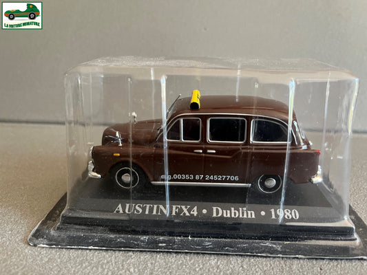 Voiture Miniature Austin FX4 Dublin 1980 Taxi Du Monde au 1/43 Altaya