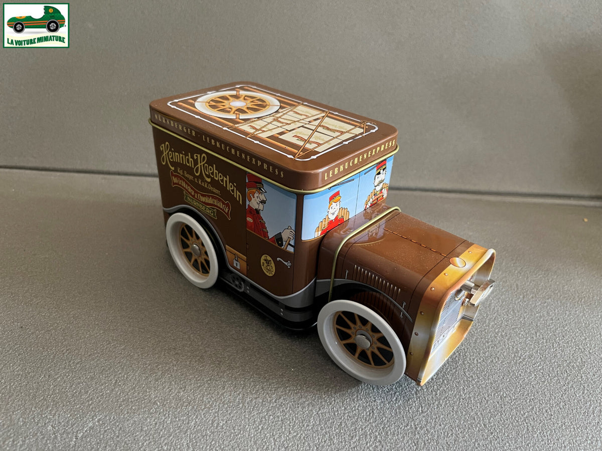 Jouet Voiture Fourgonnette Tole Metal Heinrich Haeberlein boite à musique