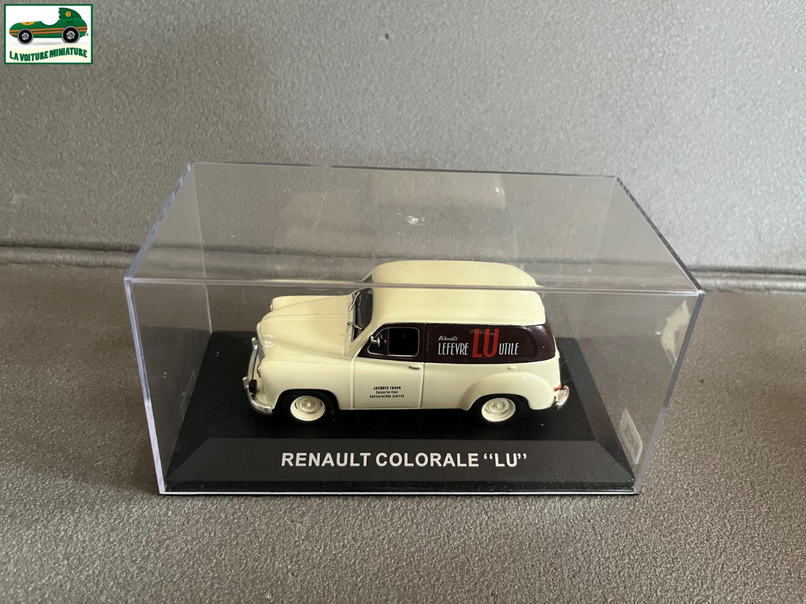 Voiture Miniature Publicitaire Renault Colorale LU au 1/43