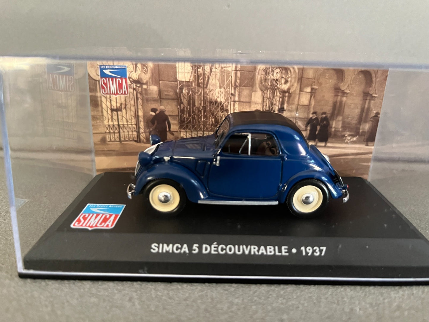Voiture Miniature Simca 5 Découvrable 1937 Altaya au 1/43
