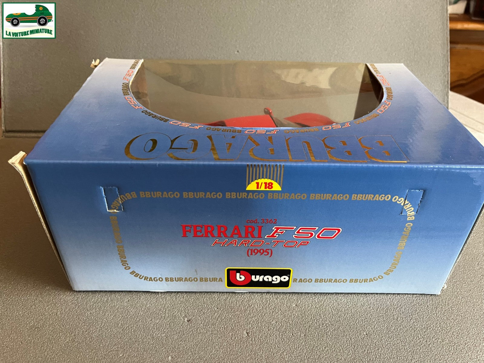 Voiture miniature Ferrari F50 Hard Top Burago au 1/18