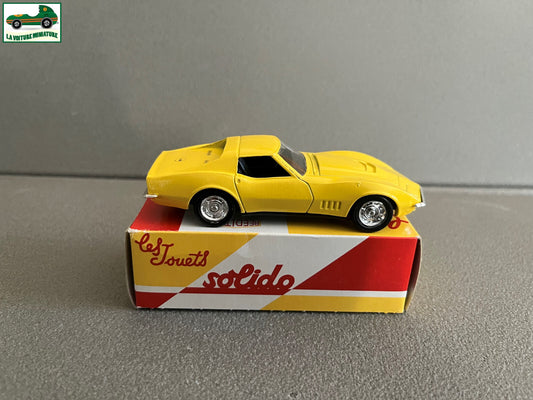 Voiture Miniature Chevrolet Corvette 1968 Solido Hachette 1/43