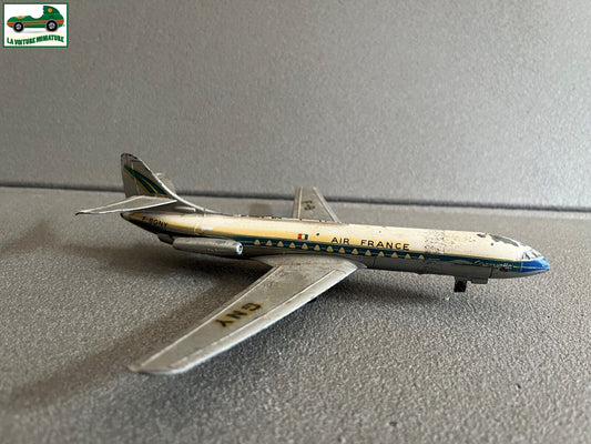 Ancienne Miniature Dinky Super Toys Avion Caravelle SE 210 Meccano France Epave