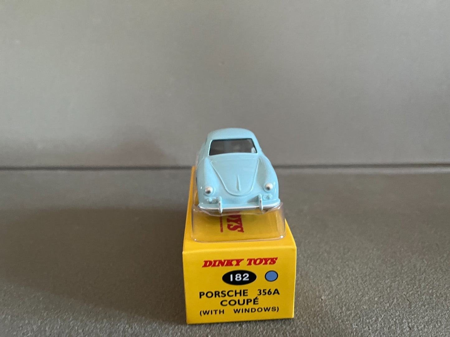 Voiture miniature Porsche 356A Coupé 182 Deagostini Dinky Toys Atlas au 1/43