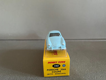Voiture miniature Porsche 356A Coupé 182 Deagostini Dinky Toys Atlas au 1/43