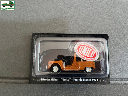 Voiture Miniature Citroen Méhari Unico Tour de France 1972 Vélo Norev 1/43