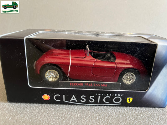 Voiture Miniature Ferrari 1948 166 MM Collection Classico Shell