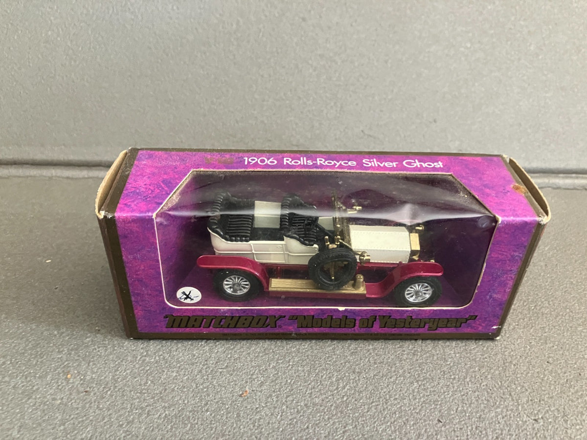Ancienne Voiture Miniature 1906 Rolls Royce Silver Ghost Matchbox 1/51