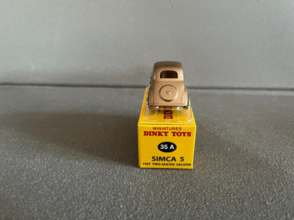Voiture miniature Simca 5 35 A Topolino Deagostini Dinky Toys Atlas au 1/43
