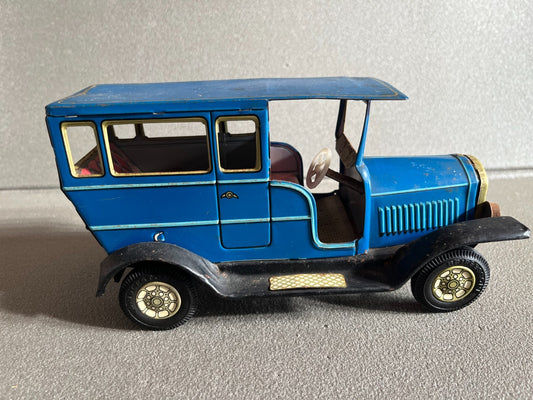 Jouet Ancien Voiture miniature 1904 Daimler Japan Tôle Friction Vintage
