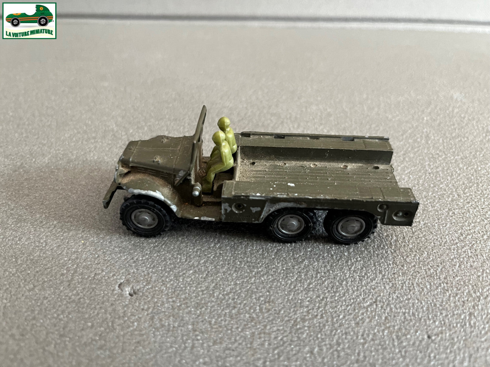 Ancienne Miniature Militaire Camion Blindé Dodge 6x6 France Jouets Epave
