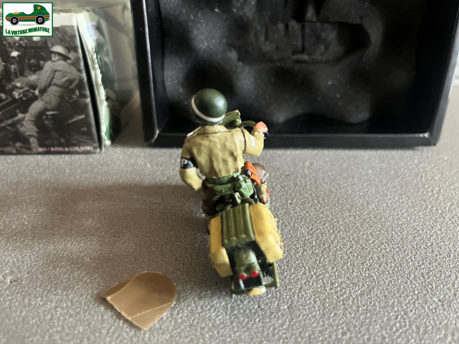 Miniature Militaire King & Country Moto Police US WWII Plomb 1/30 DD41