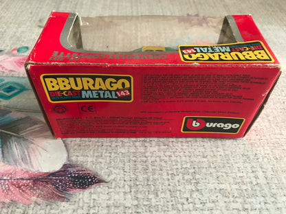 Ancienne Voiture Miniature Chevrolet Corvette 4152 Burago Made in Italy 1/43