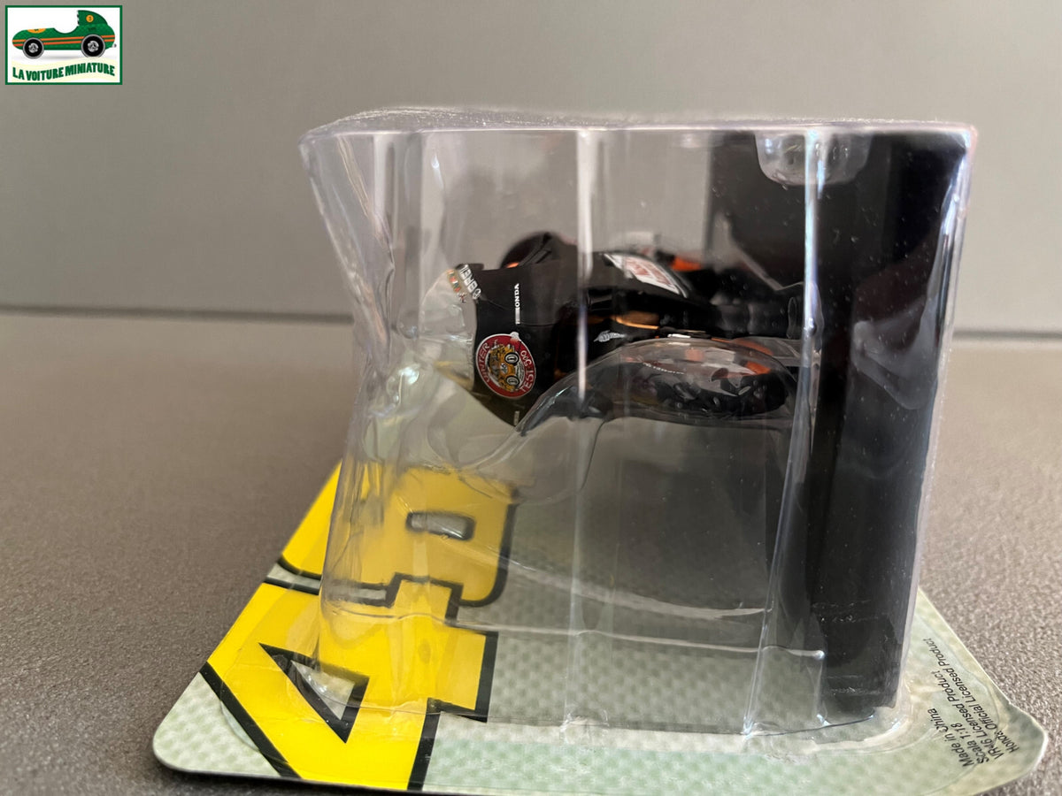 Moto GP miniature Valentino Rossi 46 Honda NSR 500 Test Valencia 2000 1/18