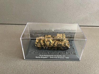 Miniature Militaire Char Tank Blindé 15 cm Panzerwerfer 42 Sd.Kfz. Altaya 1/72