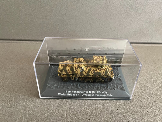 Miniature Militaire Char Tank Blindé 15 cm Panzerwerfer 42 Sd.Kfz. Altaya 1/72