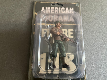 Figurine de Collection Militaire American Diorama WWII USA Soldat 1/18