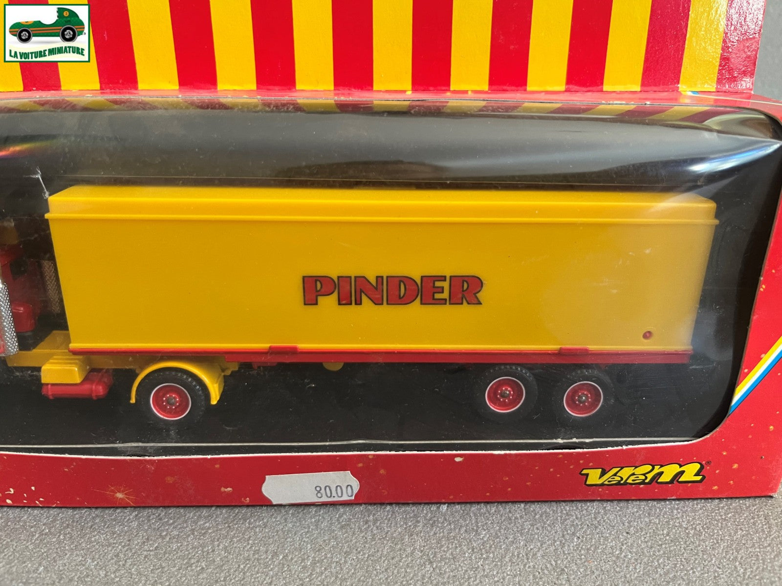 Voiture Miniature Semi Remorque Renault Transport Matériel Pinder Verem 811 1/50