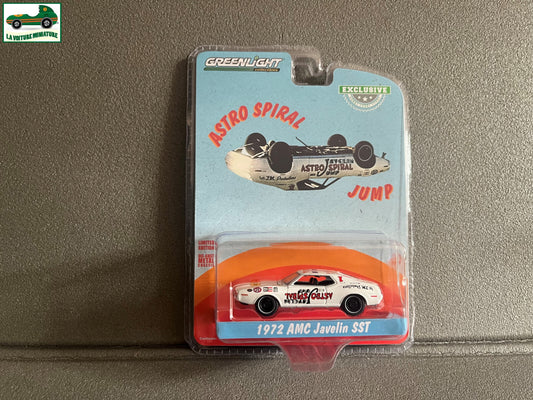 Voiture Miniature 1972 AMC Javelin SST Astro Spiral Greenlight au 1/64