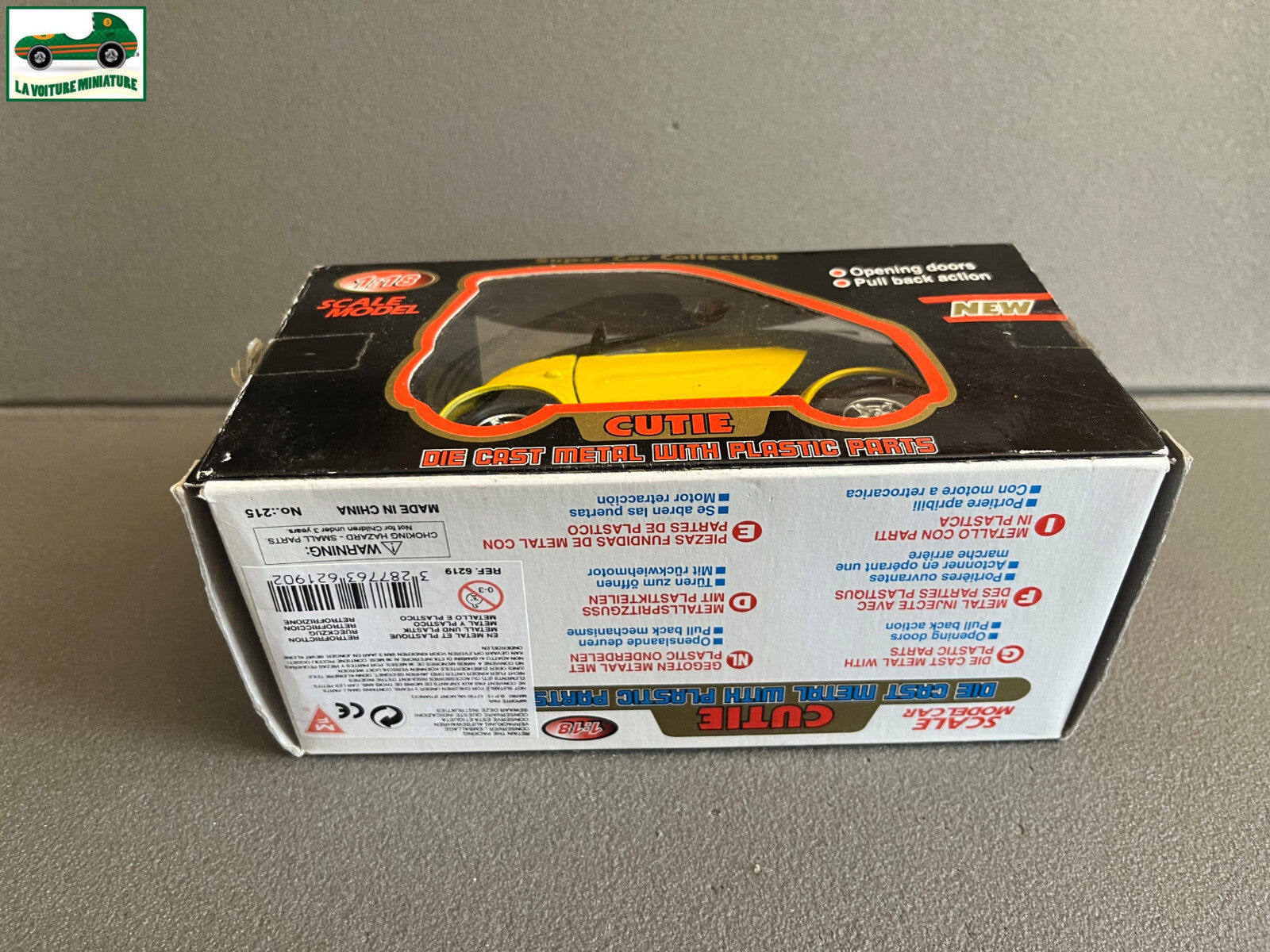 Voiture miniature Smart 1ère Version Cutie au 1/18