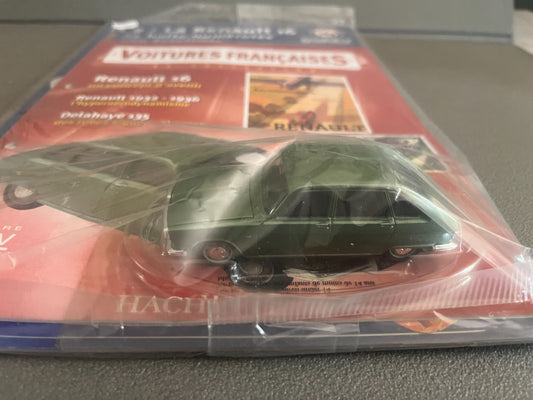 Voiture miniature Renault 16 Norev Hachette + Fascicule au 1/43