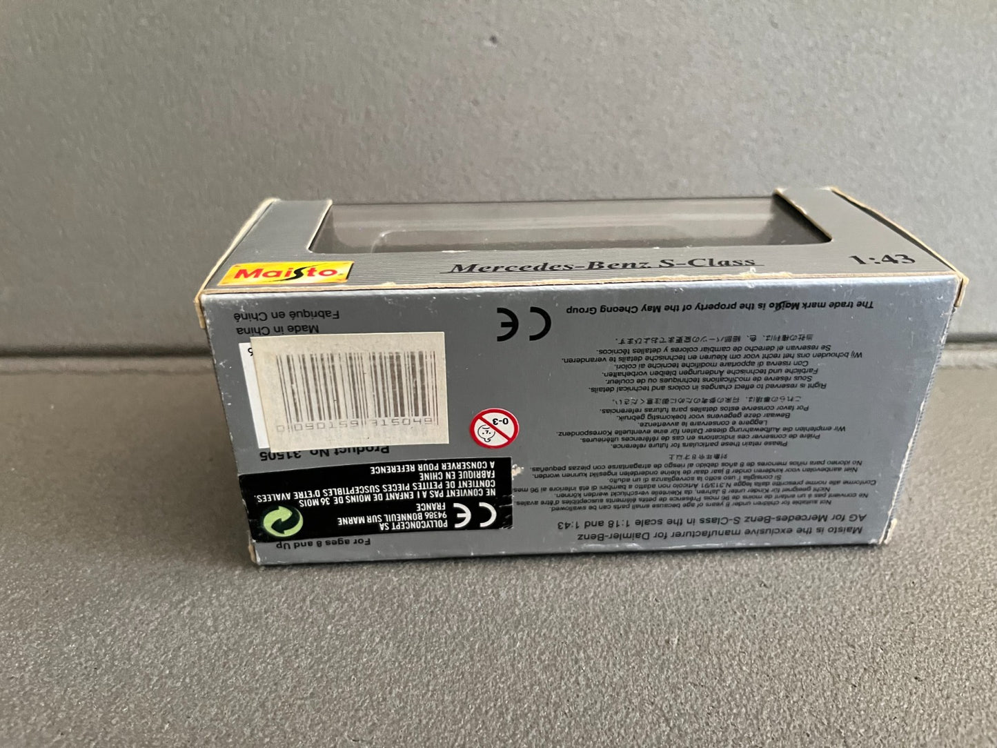 Voiture Miniature Mercedes Benz S Class 1998 Maisto 1/43