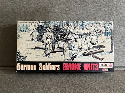 Maquette Militaire Figurine Soldat German Soldiers Smoke Units Polistil 1/72