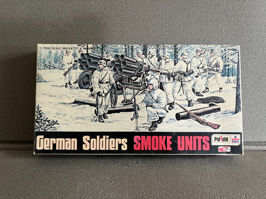 Maquette Militaire Figurine Soldat German Soldiers Smoke Units Polistil 1/72
