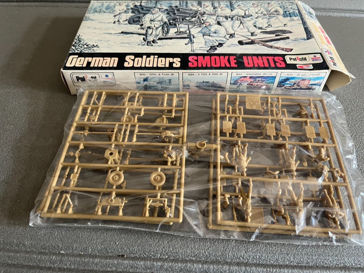 Maquette Militaire Figurine Soldat German Soldiers Smoke Units Polistil 1/72