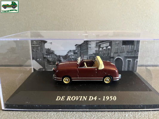 Voiture Miniature De Rovin D4 1950 au 1/43 Ixo Altaya