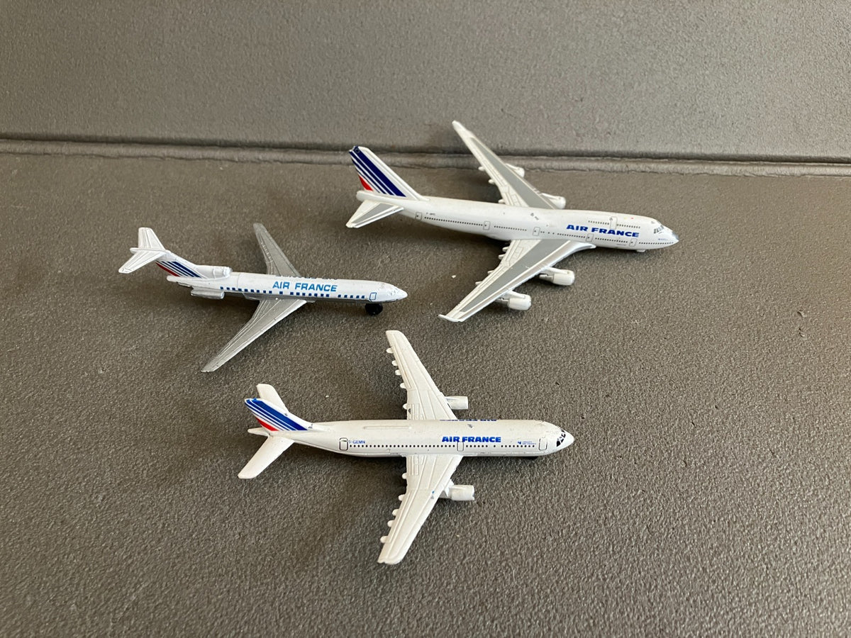 Avion miniature Lot de 3 Avions de Ligne Air France